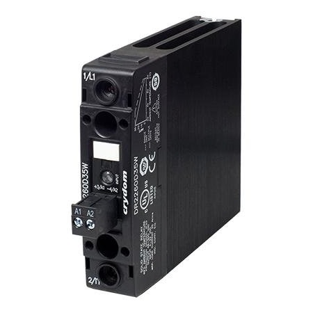 Crydom Ssr Relay Din Rail Mount 22.5Mm 600Vac/30A 4-3 DR2260D30UR